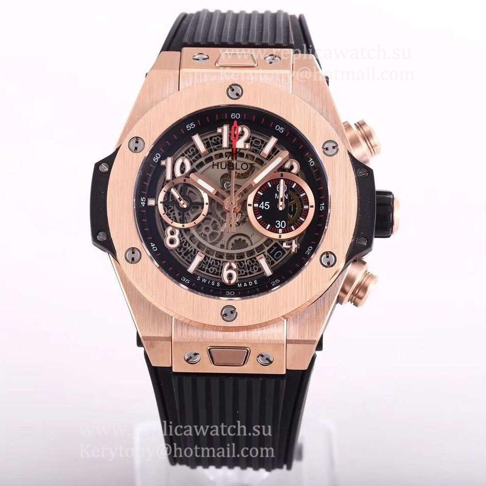 NEW Replica Hublot Big Bang Unico King Gold 411.OX.1180.RX Noob Factory Rose Gold Skeleton Dial HUB1242 NEW Replica Hublot Big Bang Unico King Gold 411.OX.1180.RX Noob Factory Rose Gold Skeleton Dial HUB1242