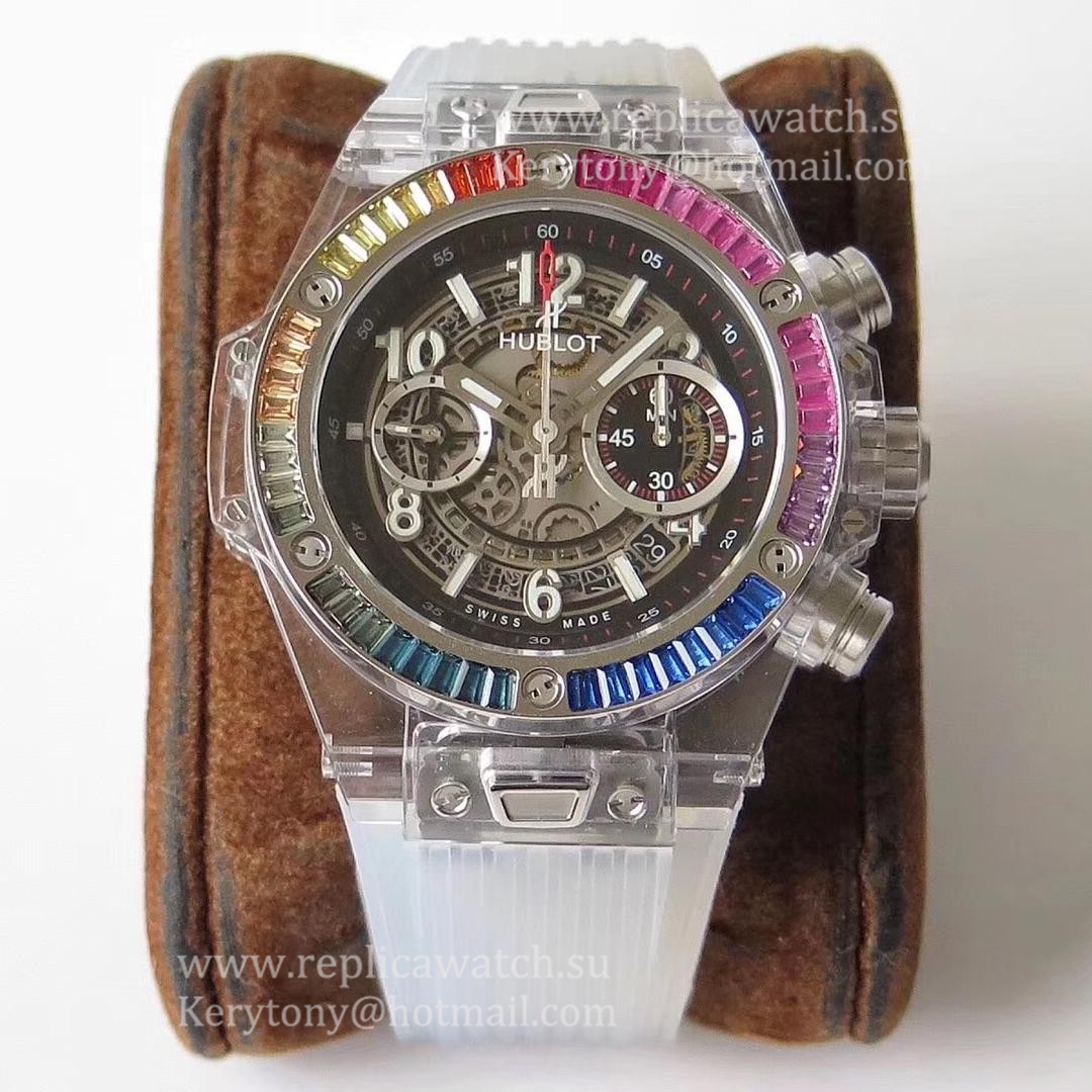 Fake Hublot Big Bang Unico Sapphire Galaxy 411.JX.4803.RT.4098 OXF Sapphire Crystal Skeleton Dial HUB1242 Fake Hublot Big Bang Unico Sapphire Galaxy 411.JX.4803.RT.4098 OXF Sapphire Crystal Skeleton Dial HUB1242