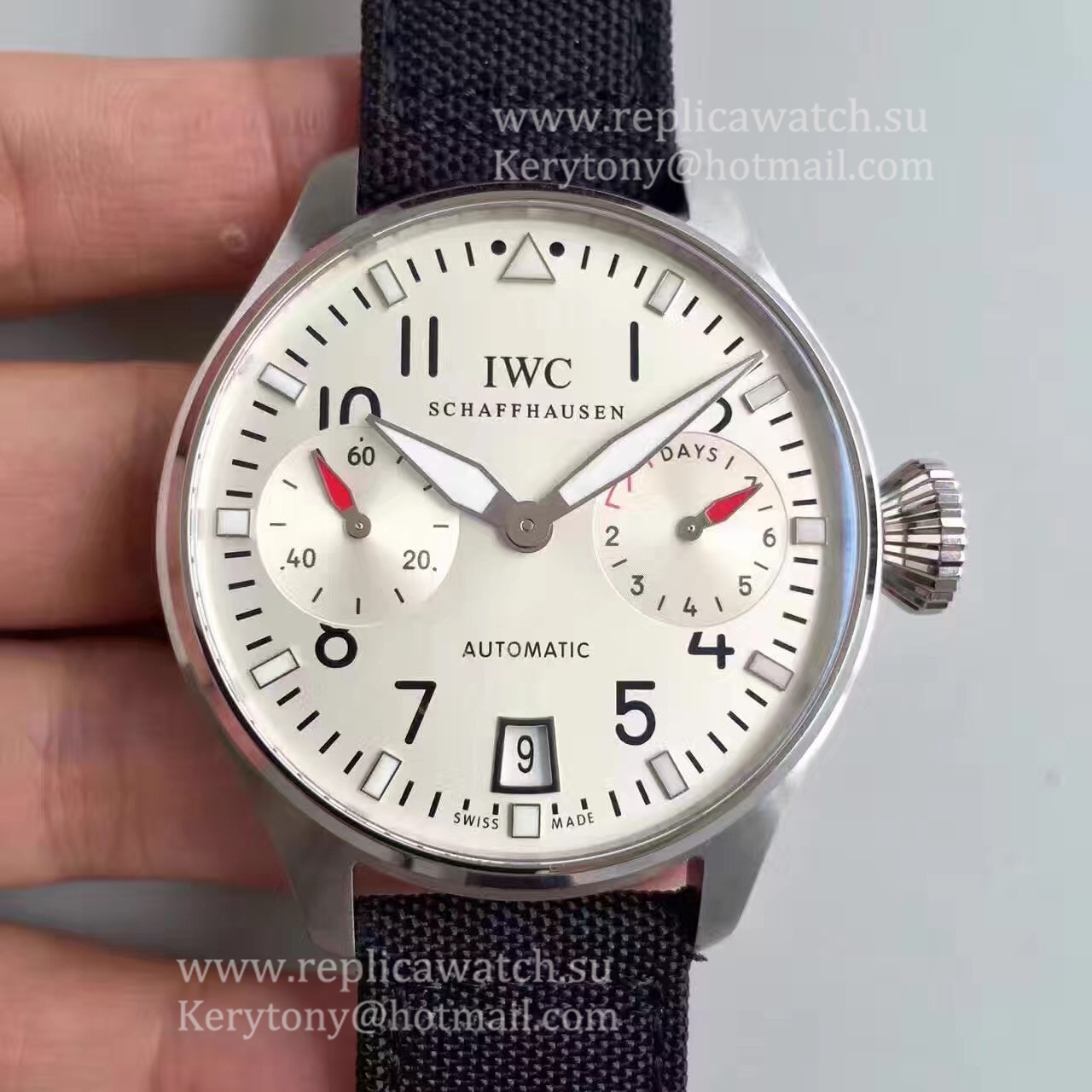 Fake IWC Big Pilot Deutschen Fussball Bund IW500432 ZF SS Silver Dial 51011 Fake IWC Big Pilot Deutschen Fussball Bund IW500432 ZF SS Silver Dial 51011