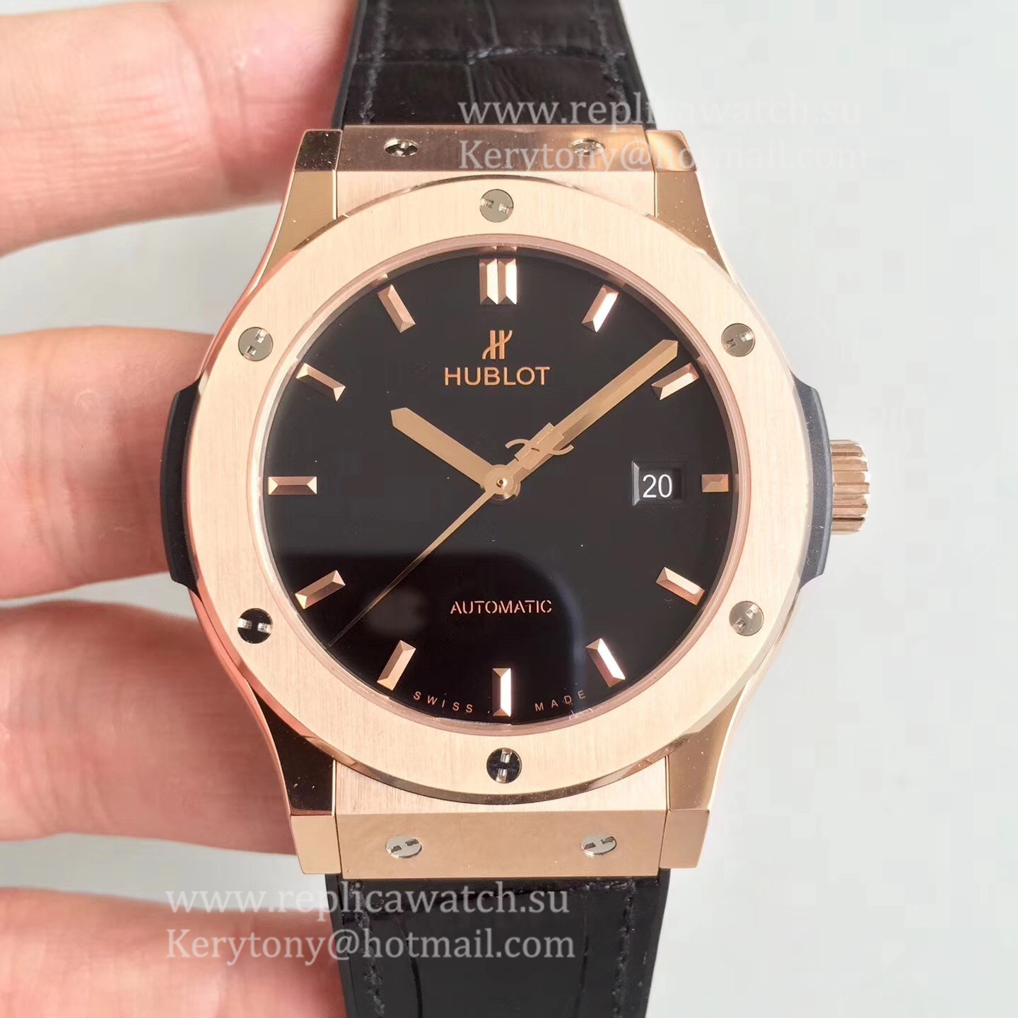 NEW Replica Hublot Classic Fusion King Gold 511.OX.1181.LR JJF Rose Gold Black Dial HUB1112 NEW Replica Hublot Classic Fusion King Gold 511.OX.1181.LR JJF Rose Gold Black Dial HUB1112