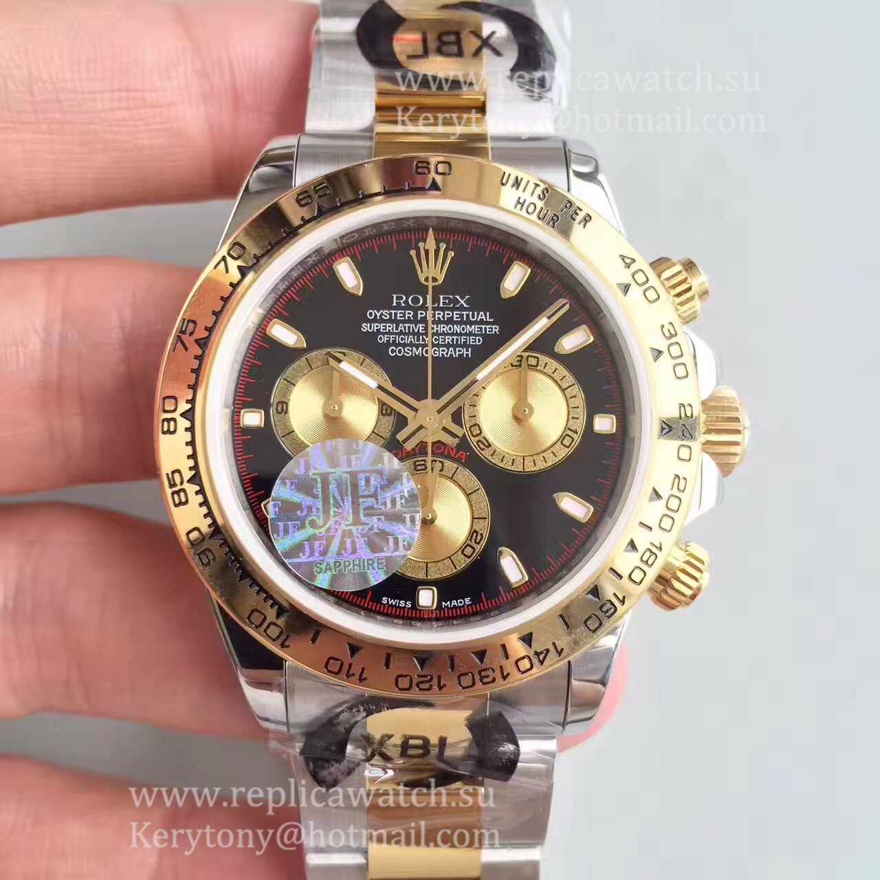 Shop R01ex Daytona 116503 JF SS & Yellow Gold Black & Champagne Dial 7750 Shop R01ex Daytona 116503 JF SS & Yellow Gold Black & Champagne Dial 7750