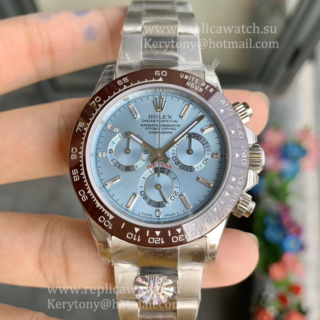 High Quality R01ex Daytona 116506 WF SS Blue Dial 7750 High Quality R01ex Daytona 116506 WF SS Blue Dial 7750