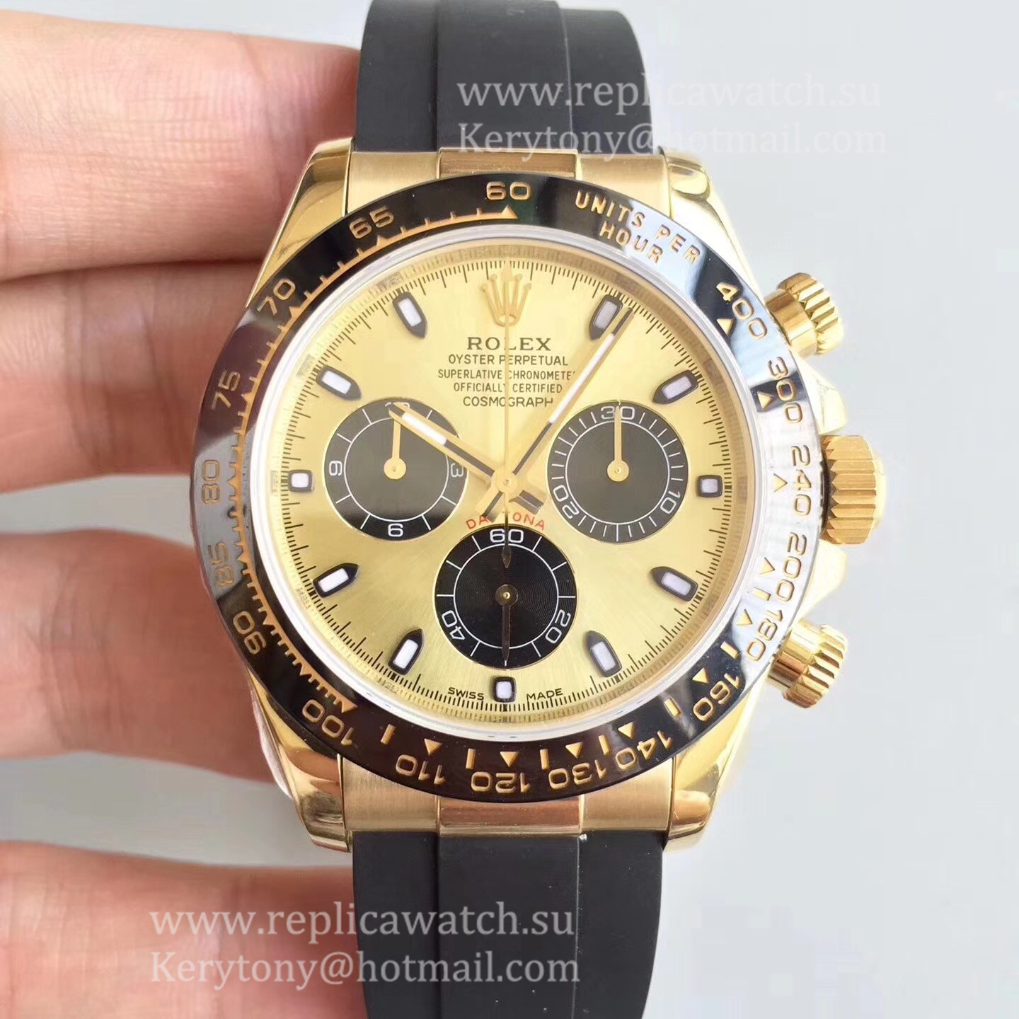 Perfect Replica R01ex Daytona 116518 LN ARF Yellow Gold Champagne Dial 4130 Perfect Replica R01ex Daytona 116518 LN ARF Yellow Gold Champagne Dial 4130