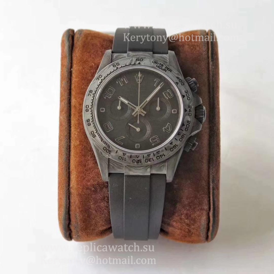 Replica R01ex Daytona TWF Forged Carbon Black Dial 7750 Replica R01ex Daytona TWF Forged Carbon Black Dial 7750