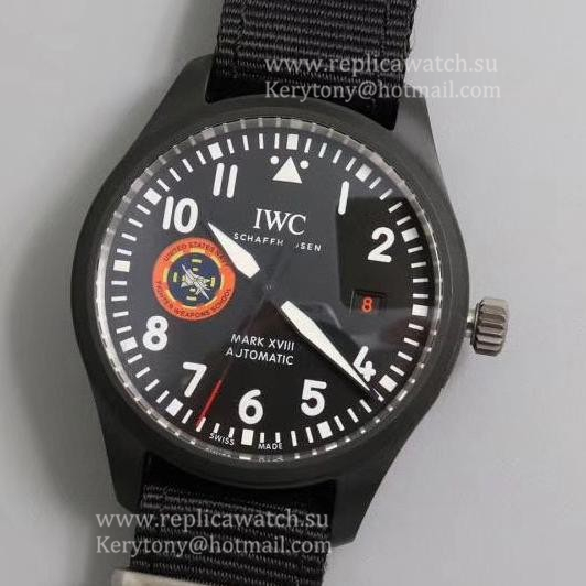 Best Price IWC Pilot Mark XVIII TOPGUN SFTI M+F Ceramic Black Dial 35111 Best Price IWC Pilot Mark XVIII TOPGUN SFTI M+F Ceramic Black Dial 35111