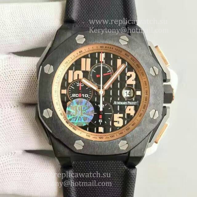 Fake Audemars P1g*et Royal Oak Offshore Arnold Schwarzenegger The Legacy 263781O.OO.A001KE.01 Black Ceramic Black Dial Fake Audemars P1g*et Royal Oak Offshore Arnold Schwarzenegger The Legacy 263781O.OO.A001KE.01 Black Ceramic Black Dial