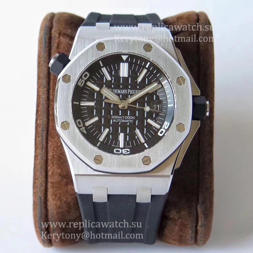 Fake Audemars P1g*et Royal Oak Offshore Diver 15710ST.OO.A002CA.01 V9F SS Black Dial 3120 Fake Audemars P1g*et Royal Oak Offshore Diver 15710ST.OO.A002CA.01 V9F SS Black Dial 3120