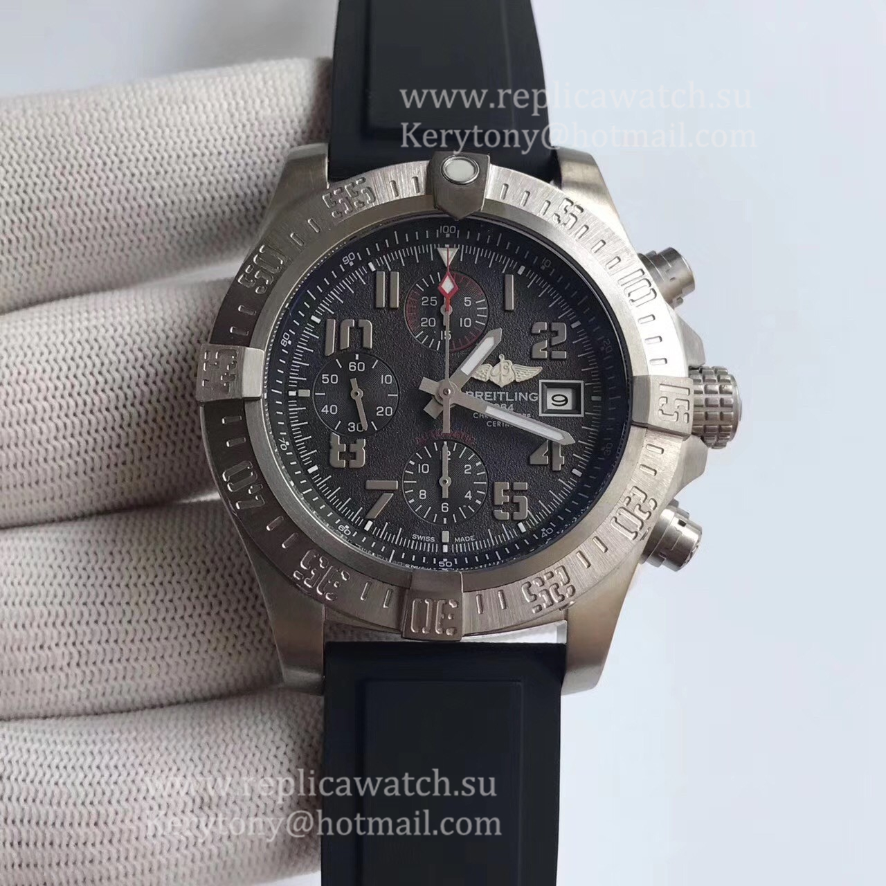 High Quality Breitling S*per Avenger II A1337111/BC28/155S Noob Factory SS Black Dial 7750 (Free Strap) High Quality Breitling S*per Avenger II A1337111/BC28/155S Noob Factory SS Black Dial 7750 (Free Strap)