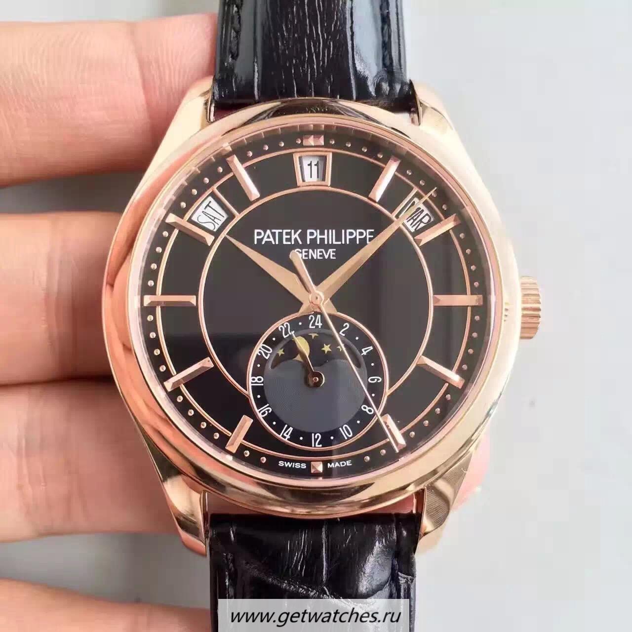 High Quality Pat*k Phi1i*pe Annual Calendar 5205R-010 Rose Gold Black Dial 324SQALU 24H/206 High Quality Pat*k Phi1i*pe Annual Calendar 5205R-010 Rose Gold Black Dial 324SQALU 24H/206