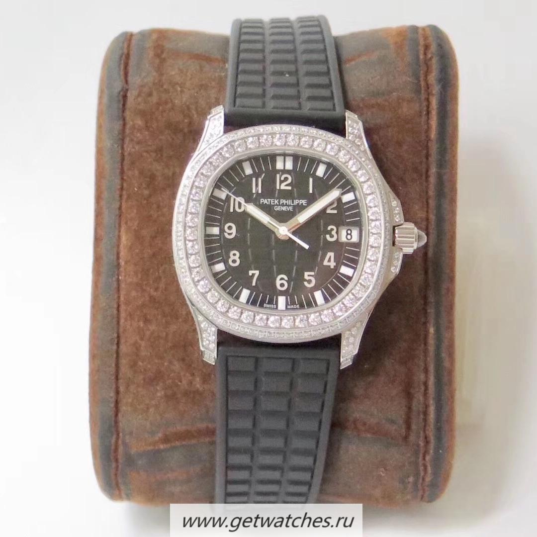 High Quality Pat*k Phi1i*pe Aquanaut Luce Ladies 5068 PPF SS & D1am0nds Black Dial 324SC High Quality Pat*k Phi1i*pe Aquanaut Luce Ladies 5068 PPF SS & D1am0nds Black Dial 324SC