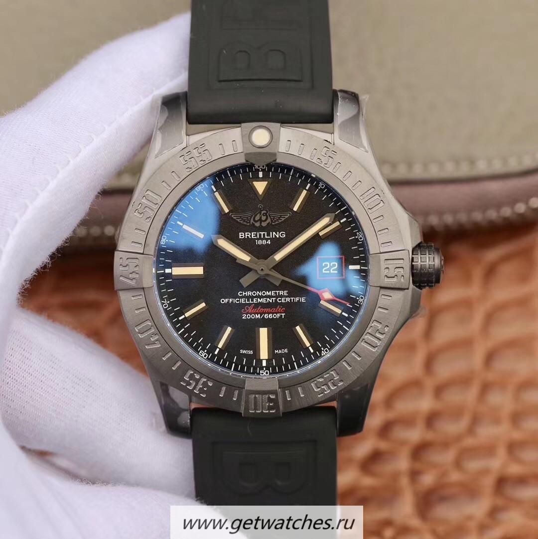 NEW Replica Breitling Avenger Blackbird 44 V1731110 GF V4 Titanium Black Dial 2824 NEW Replica Breitling Avenger Blackbird 44 V1731110 GF V4 Titanium Black Dial 2824