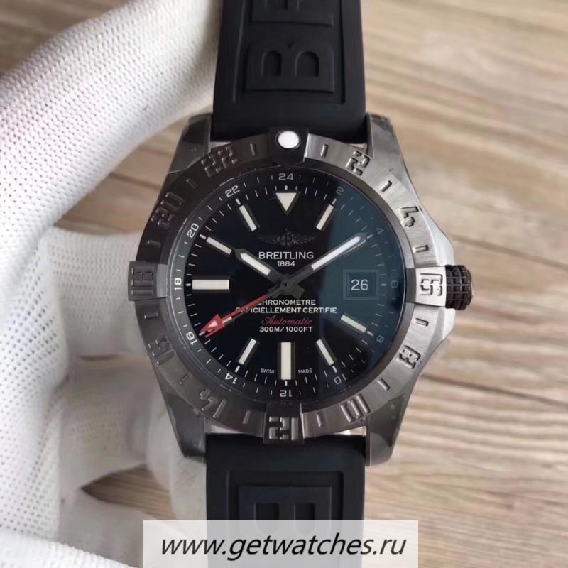 Copy Breitling Avenger II GMT A3239011/BC35/153S/A20D.2 GF Black SS Black Dial 2836 Copy Breitling Avenger II GMT A3239011/BC35/153S/A20D.2 GF Black SS Black Dial 2836