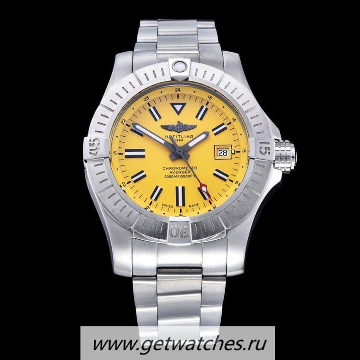 Shop Breitling Avenger II Seawolf GF SS Yellow Dial 2824 V2 Shop Breitling Avenger II Seawolf GF SS Yellow Dial 2824 V2
