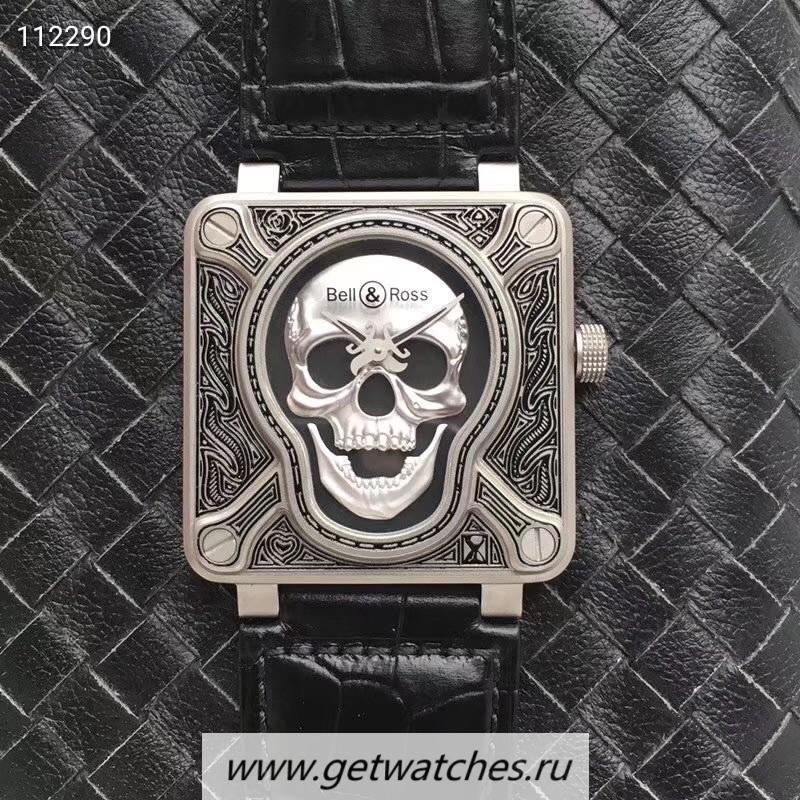 Shop Bell & Ross BR-01 Burning Skull Noob Factory Silver Skull Dial M9015 Shop Bell & Ross BR-01 Burning Skull Noob Factory Silver Skull Dial M9015