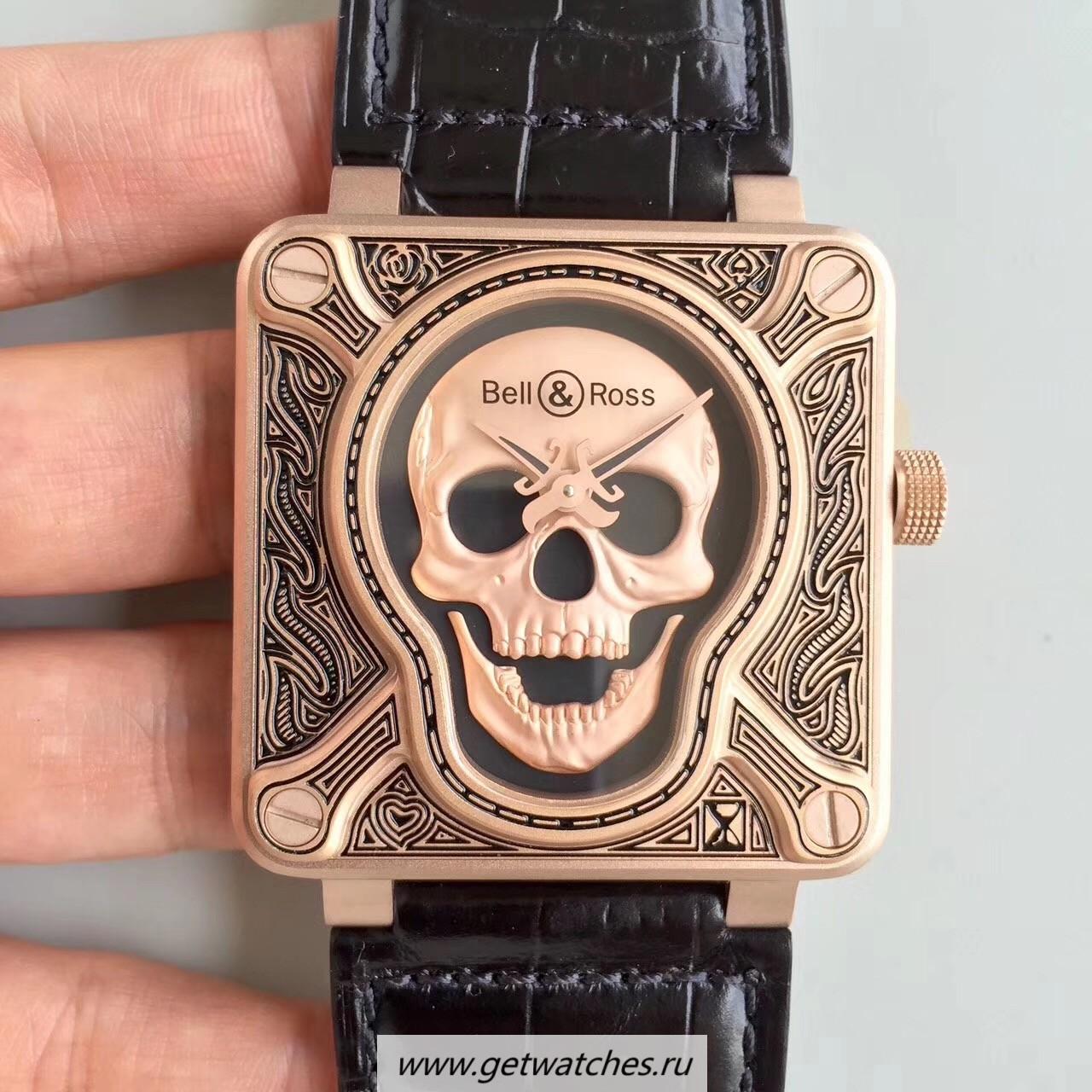 Copy Bell & Ross BR 01 Skull Bronze Noob Factory Bronze Black Dial M9015 Copy Bell & Ross BR 01 Skull Bronze Noob Factory Bronze Black Dial M9015