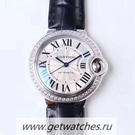 Perfect Replica Ca*t1er Ballon Bleu 33mm W4BB0016 TWF SS & D1am0nds Silver Dial Seiko NH05A Perfect Replica Ca*t1er Ballon Bleu 33mm W4BB0016 TWF SS & D1am0nds Silver Dial Seiko NH05A