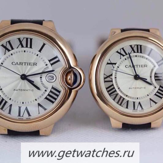 Perfect Replica Ca*t1er Ballon Bleu 36mm Rose Gold Silver Dial 2671 Perfect Replica Ca*t1er Ballon Bleu 36mm Rose Gold Silver Dial 2671