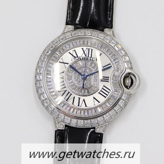 NEW Replica Ca*t1er Ballon Bleu 42mm CF SS & D1am0nd Silver Dial M9015 NEW Replica Ca*t1er Ballon Bleu 42mm CF SS & D1am0nd Silver Dial M9015