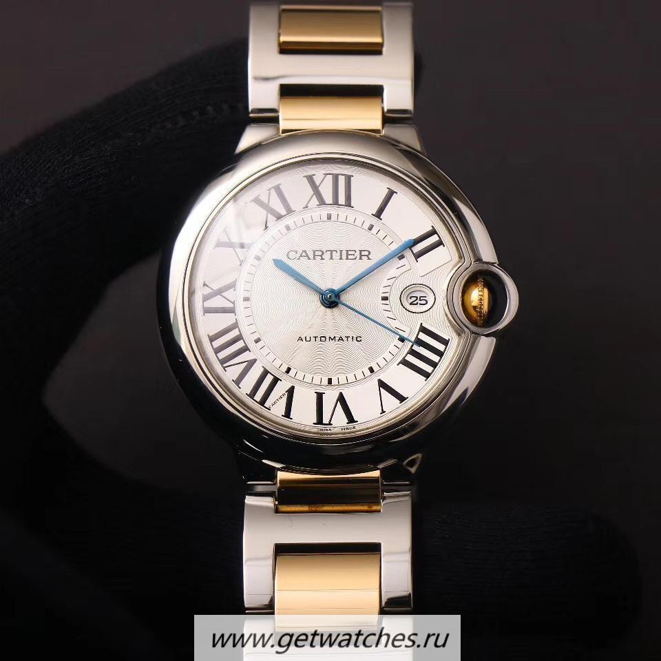 Perfect Replica Ca*t1er Ballon Bleu 42mm V9F SS & 24K Yellow Gold Silver Dial Cal. 1847 Perfect Replica Ca*t1er Ballon Bleu 42mm V9F SS & 24K Yellow Gold Silver Dial Cal. 1847