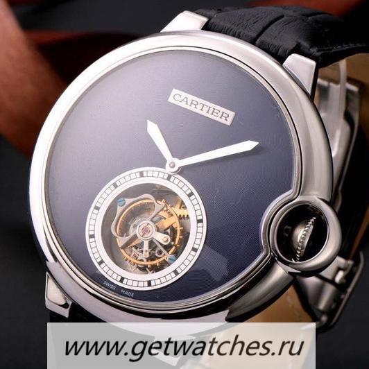 Copy Ca*t1er Ballon Bleu Tourbillon SS Blue Dial Tourbillon Copy Ca*t1er Ballon Bleu Tourbillon SS Blue Dial Tourbillon