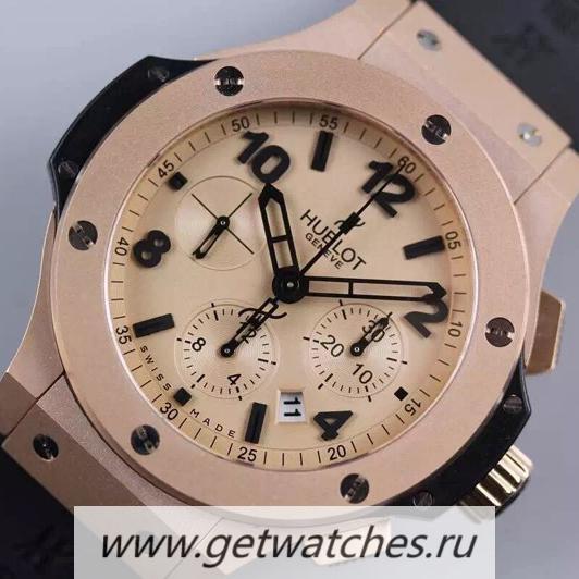 Replica Hublot Big Bang Matt Rose Gold Gold Dial 7750 Replica Hublot Big Bang Matt Rose Gold Gold Dial 7750