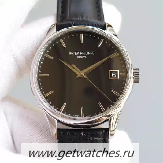 Copy Pat*k Phi1i*pe Calatrava 5227 SS Black Dial 324SC Copy Pat*k Phi1i*pe Calatrava 5227 SS Black Dial 324SC