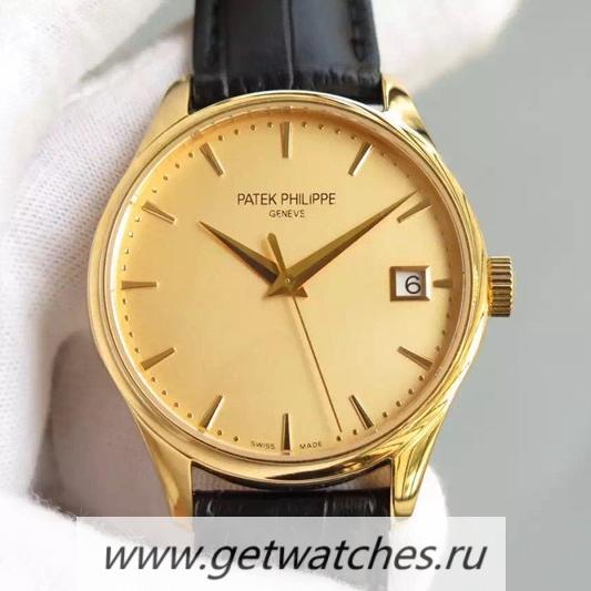 Copy Pat*k Phi1i*pe Calatrava 5227 Yellow Gold Gold Dial 324SC Copy Pat*k Phi1i*pe Calatrava 5227 Yellow Gold Gold Dial 324SC