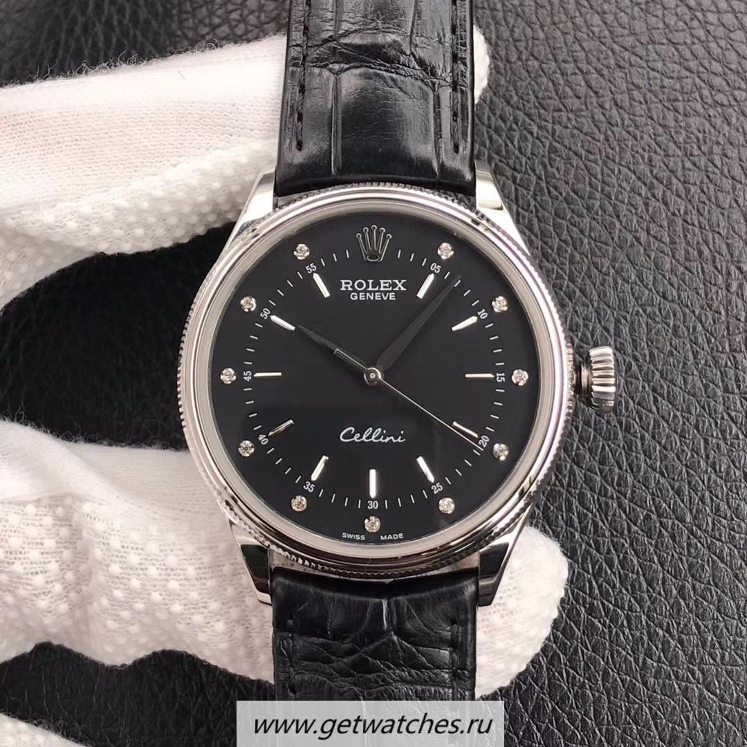 NEW Replica R01ex Cellini Date 50509 GMF SS Black Dial 3165 NEW Replica R01ex Cellini Date 50509 GMF SS Black Dial 3165
