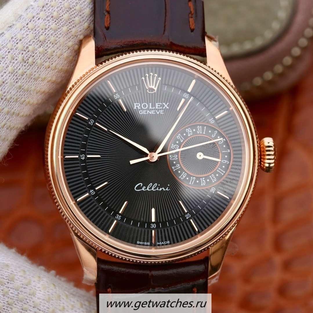 NEW Replica R01ex Cellini Date 50515 GMF Rose Gold Black Dial 3165 NEW Replica R01ex Cellini Date 50515 GMF Rose Gold Black Dial 3165