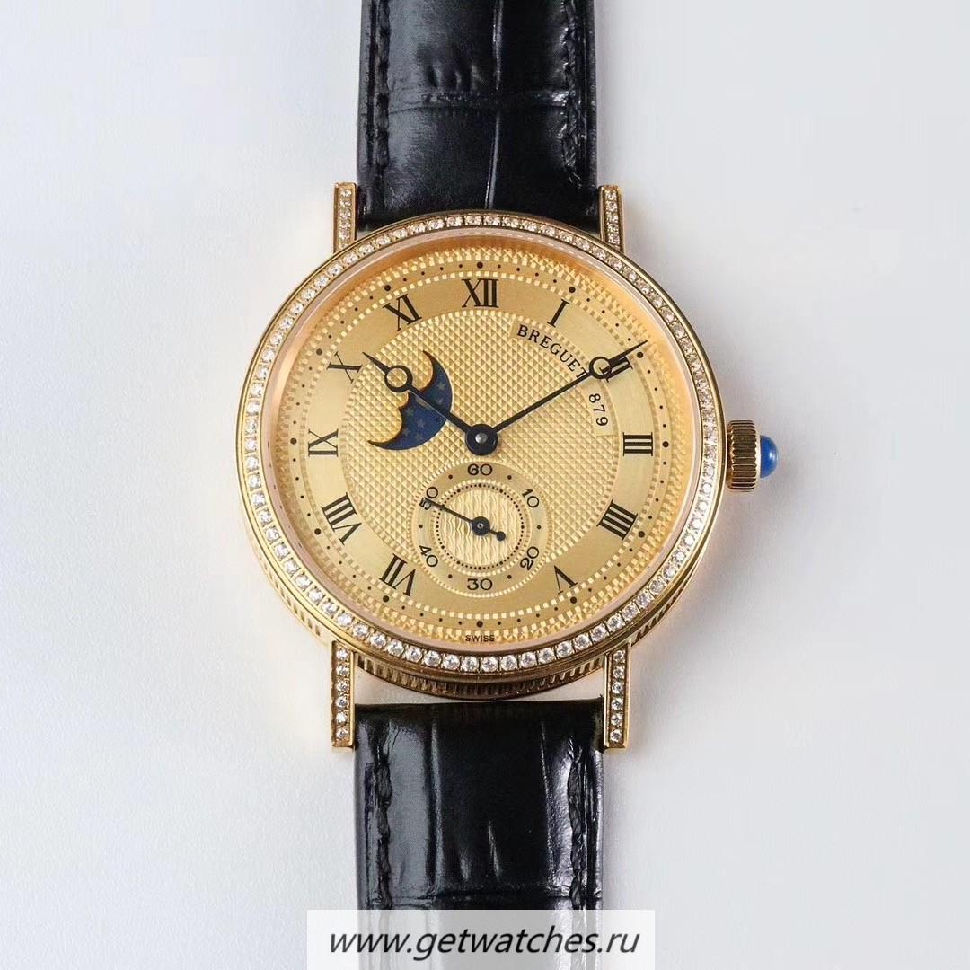 High Quality Breguet Classique Moonphase 4396 GXGF Yellow Gold & D1am0nd Gold Dial 5165R High Quality Breguet Classique Moonphase 4396 GXGF Yellow Gold & D1am0nd Gold Dial 5165R