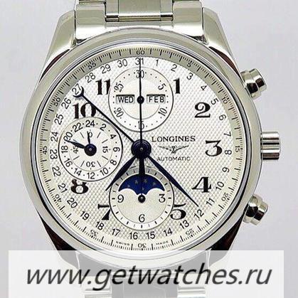 Replica Longines Conquest Classic Chrono Moonphase SS White Dial 7751 Replica Longines Conquest Classic Chrono Moonphase SS White Dial 7751