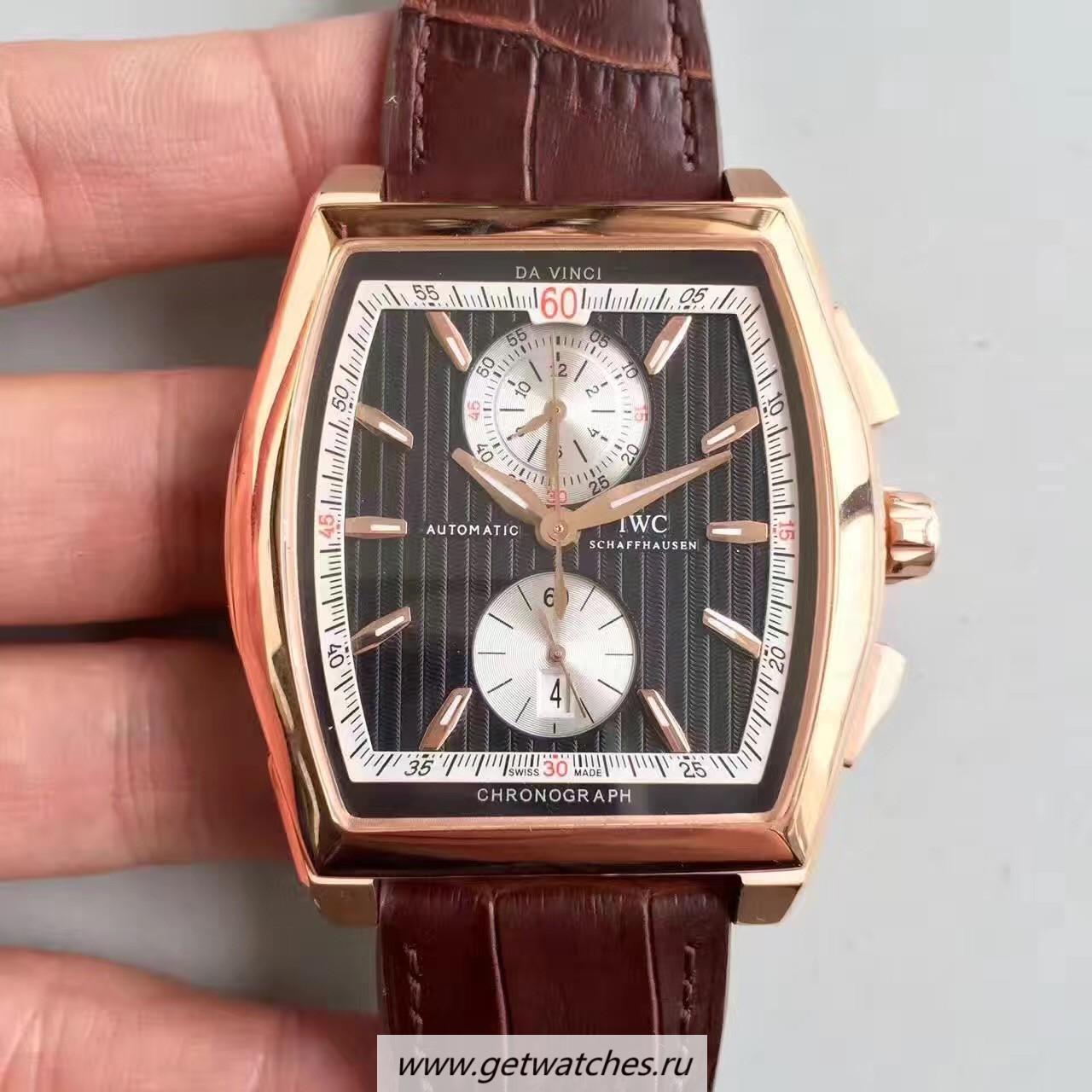 Perfect Replica IWC Da Vinci Chrono IW376402 ZF Rose Gold Black Dial 89361 Perfect Replica IWC Da Vinci Chrono IW376402 ZF Rose Gold Black Dial 89361