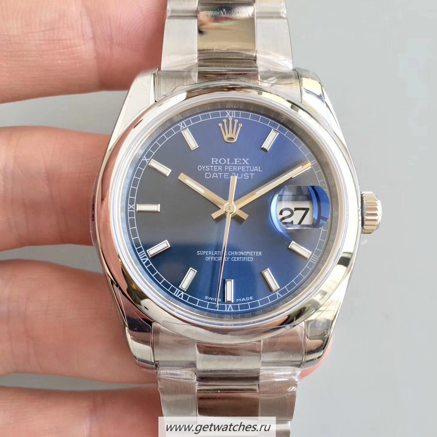 Replica R01ex Datejust 36mm 116200 ARF SS 904L Blue Dial 3135 Replica R01ex Datejust 36mm 116200 ARF SS 904L Blue Dial 3135