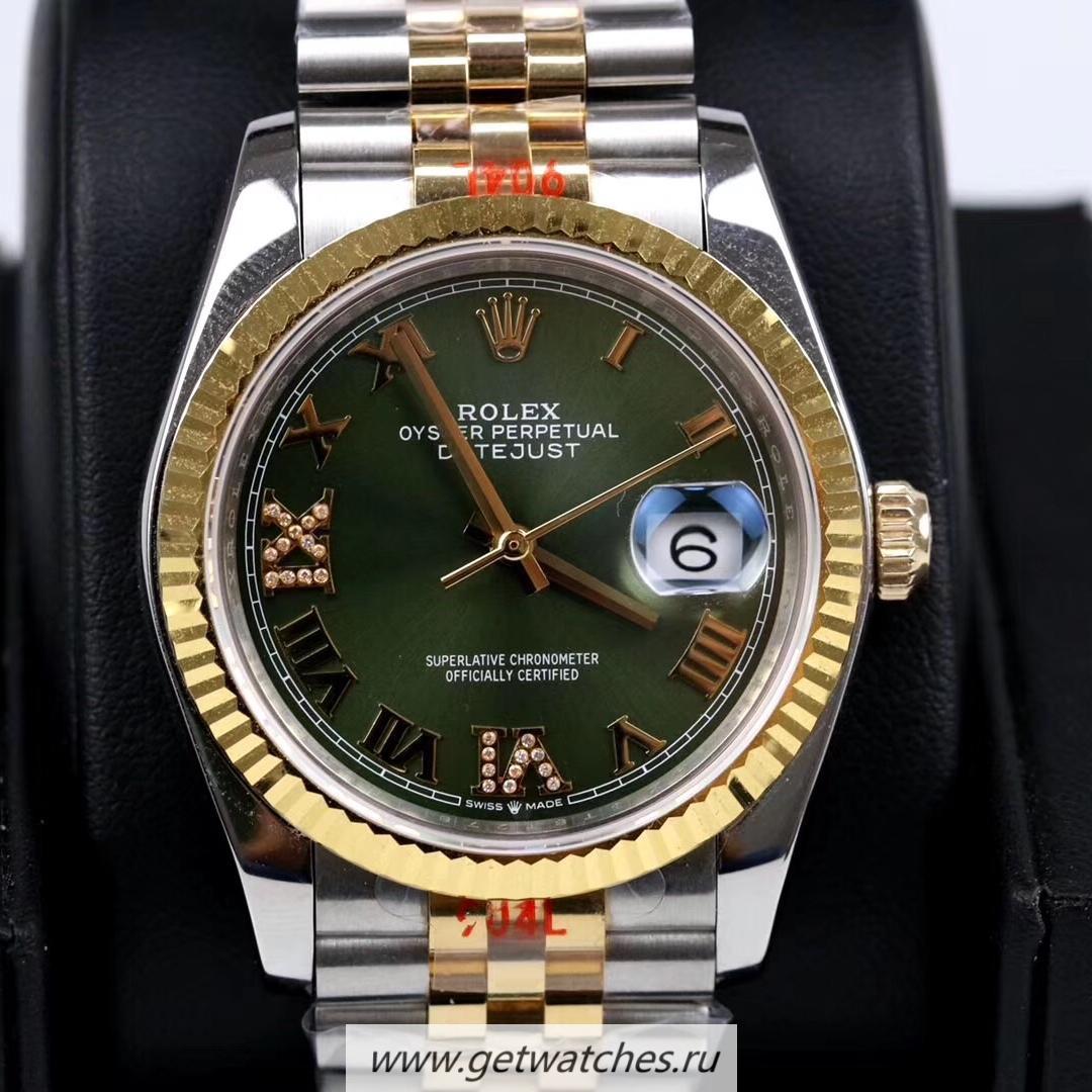 High Quality R01ex Datejust 36mm 116233 GMF SS 904L & Yellow Gold Green Dial 2824 High Quality R01ex Datejust 36mm 116233 GMF SS 904L & Yellow Gold Green Dial 2824