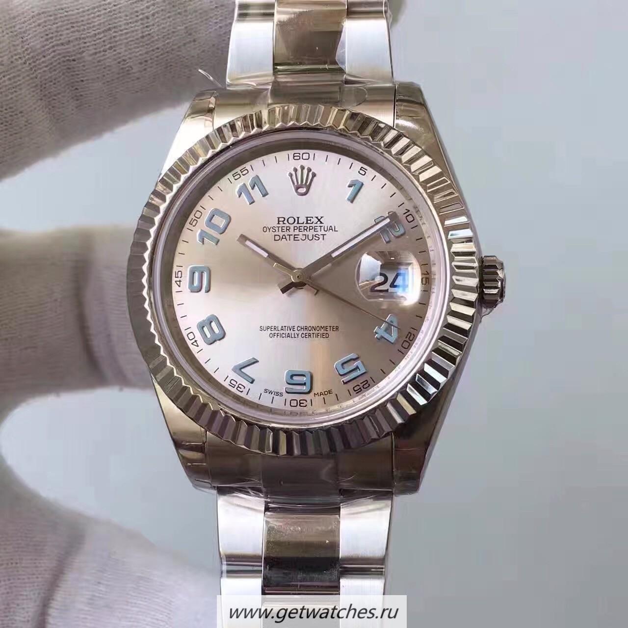 High Quality R01ex Datejust II 116334 2018 41mm EWF SS Rhodium Dial 3136 High Quality R01ex Datejust II 116334 2018 41mm EWF SS Rhodium Dial 3136