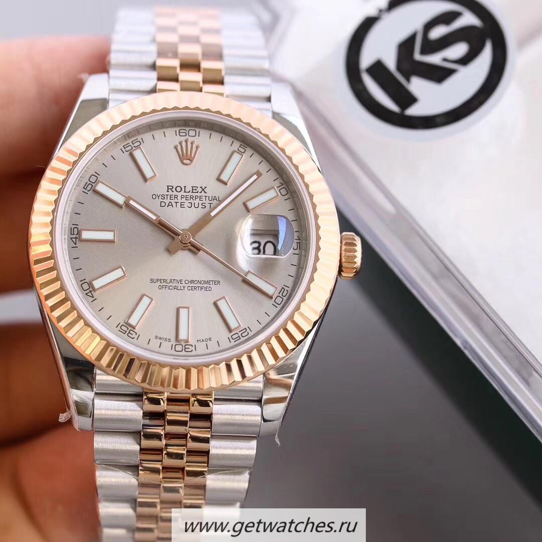 NEW Replica R01ex Datejust II 126331 41mm KSF SS & Rose Gold Rhodium Dial 2836 NEW Replica R01ex Datejust II 126331 41mm KSF SS & Rose Gold Rhodium Dial 2836