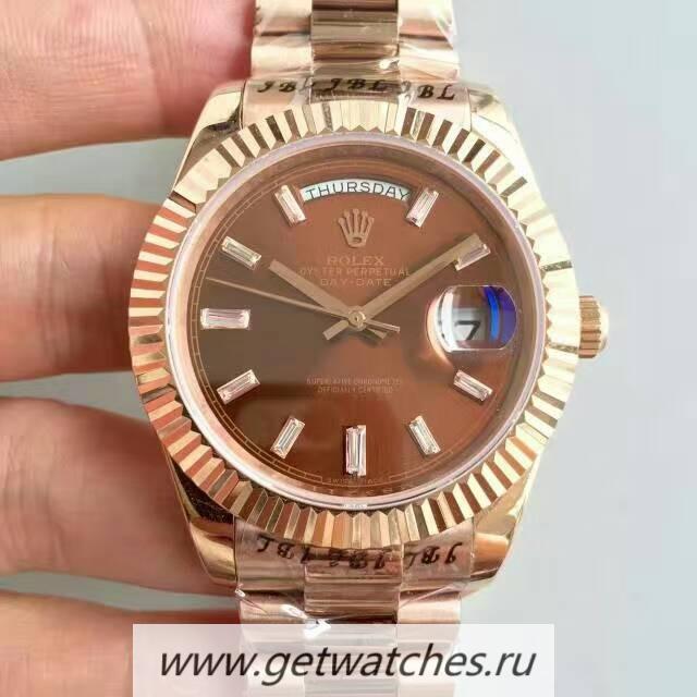 NEW Replica R01ex Day-Date 40 228235 40mm KWF Rose Gold Chocolate Dial 3255 NEW Replica R01ex Day-Date 40 228235 40mm KWF Rose Gold Chocolate Dial 3255