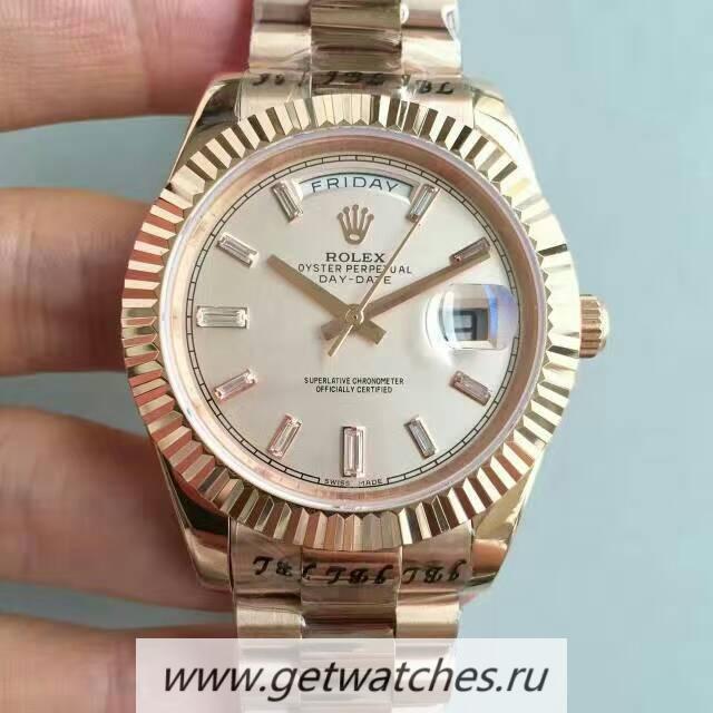 Copy R01ex Day-Date 40 228235 40mm KWF Rose Gold Cream Dial 3255 Copy R01ex Day-Date 40 228235 40mm KWF Rose Gold Cream Dial 3255