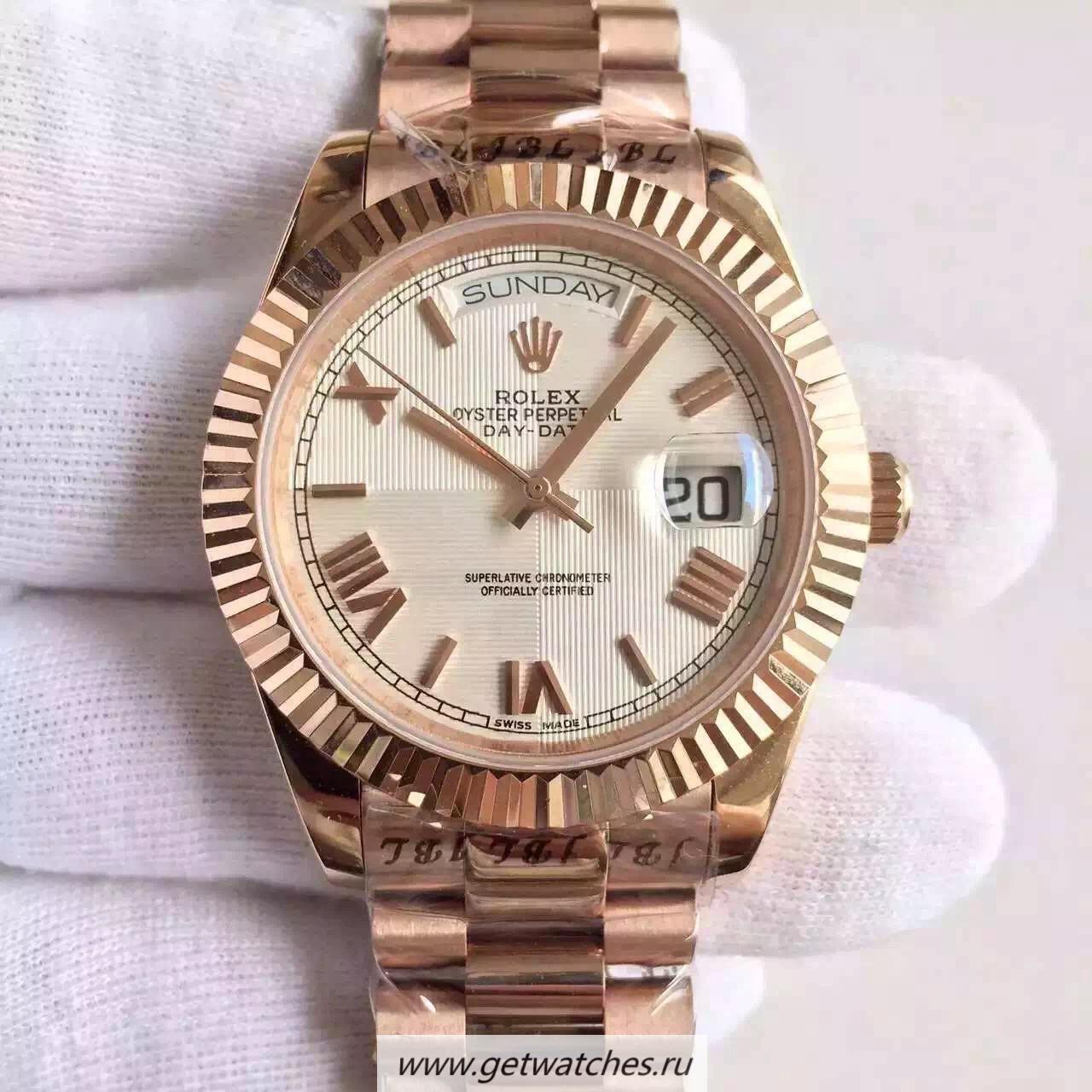 NEW Replica R01ex Day-Date 40 228235 40mm KWF Rose Gold Silver Quadrant Dial 3255 NEW Replica R01ex Day-Date 40 228235 40mm KWF Rose Gold Silver Quadrant Dial 3255