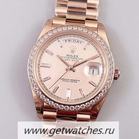 Replica R01ex Day-Date 40 228345 RBR EWF Rose Gold Pink & D1am0nd Dial 3255 Replica R01ex Day-Date 40 228345 RBR EWF Rose Gold Pink & D1am0nd Dial 3255