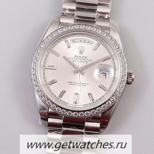 High Quality R01ex Day-Date 40 228349 RBR EWF SS Silver & D1am0nd Dial 3255 High Quality R01ex Day-Date 40 228349 RBR EWF SS Silver & D1am0nd Dial 3255