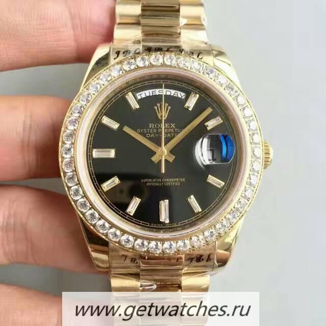 High Quality R01ex Day-Date 40 228398 TBR 40mm KWF Yellow Gold & D1am0nds Black Dial 3255 High Quality R01ex Day-Date 40 228398 TBR 40mm KWF Yellow Gold & D1am0nds Black Dial 3255