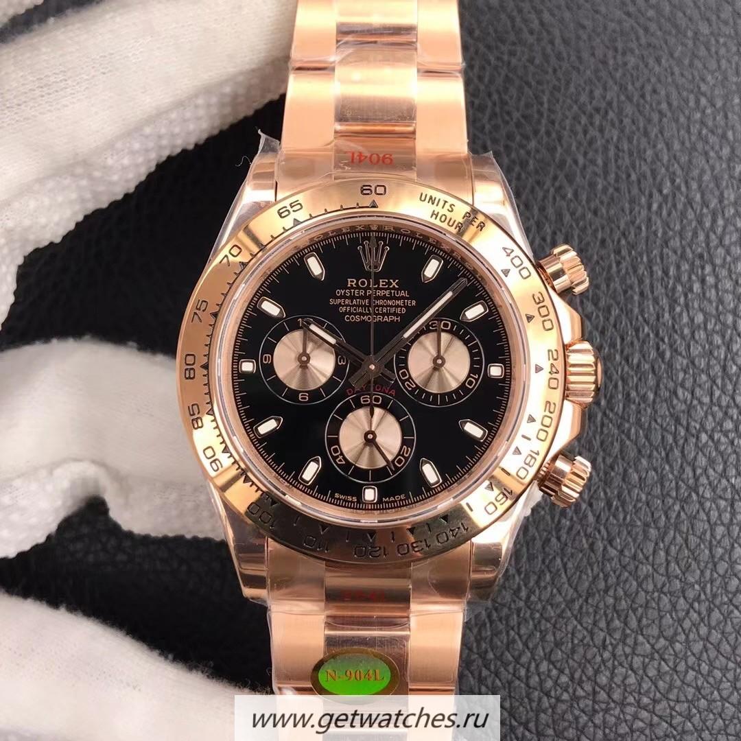 Perfect Replica R01ex Daytona 116505 Noob Factory V4 Rose Gold Plated SS 904L Black Dial 4130 Perfect Replica R01ex Daytona 116505 Noob Factory V4 Rose Gold Plated SS 904L Black Dial 4130