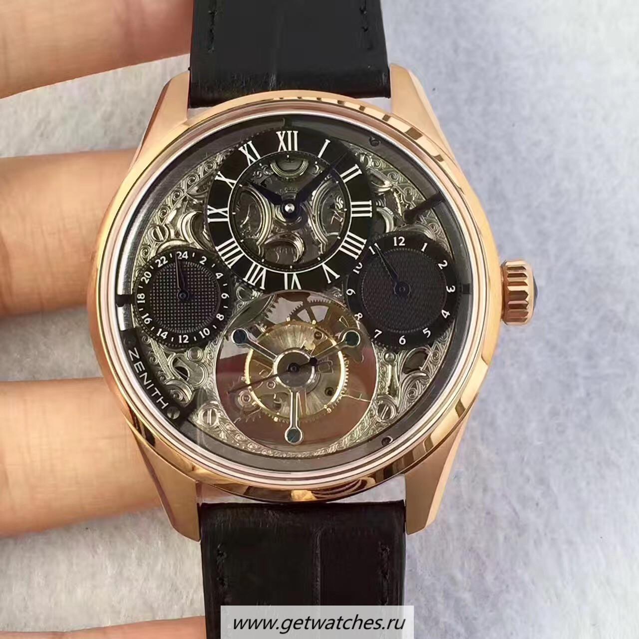 Copy Zenith El Primero Tourbillon BPF Rose Gold Skeleton Dial Tourbillon Copy Zenith El Primero Tourbillon BPF Rose Gold Skeleton Dial Tourbillon