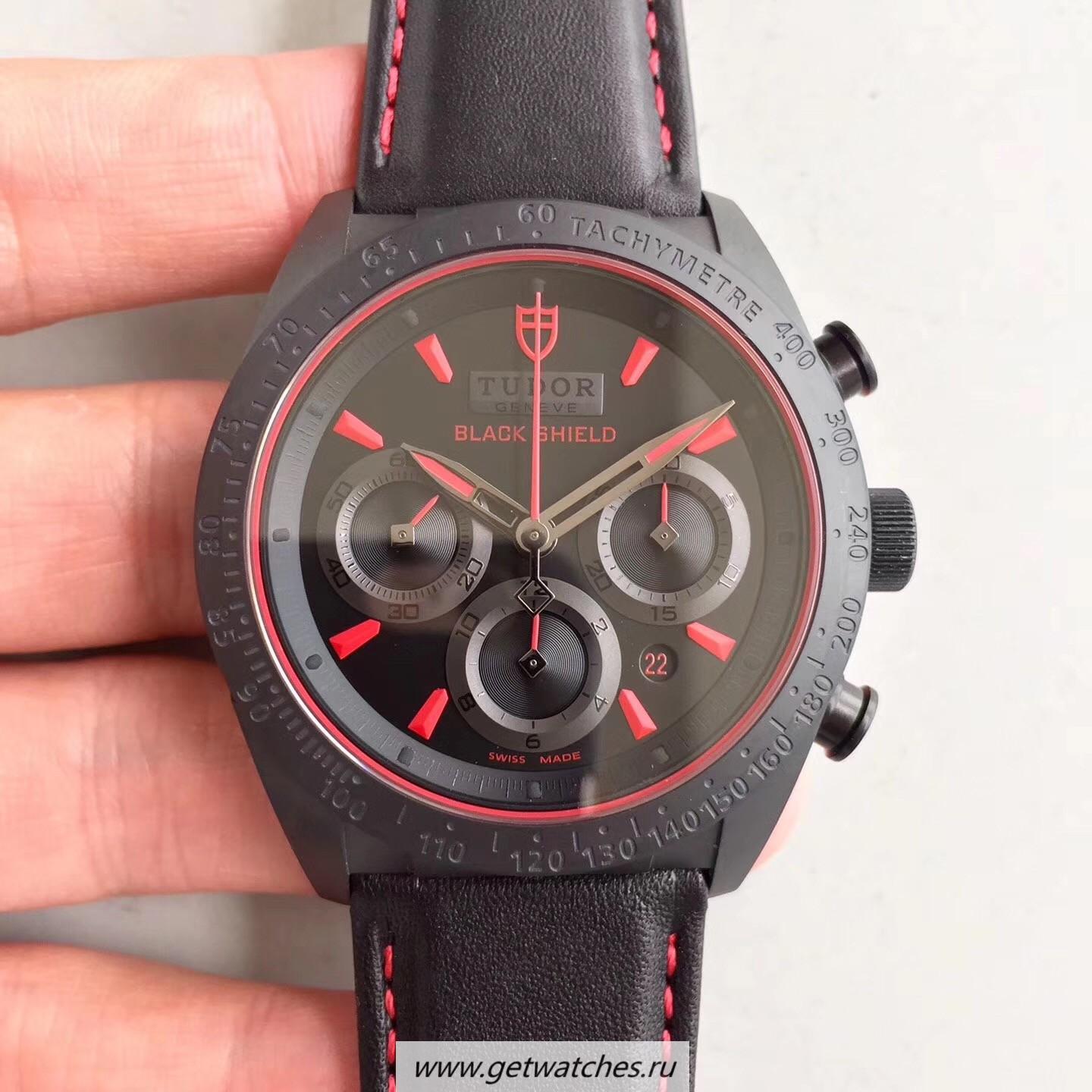 Fake Tudor Fastrider Black Shield 42000CR ZF PVD Black Dial 7753 Fake Tudor Fastrider Black Shield 42000CR ZF PVD Black Dial 7753