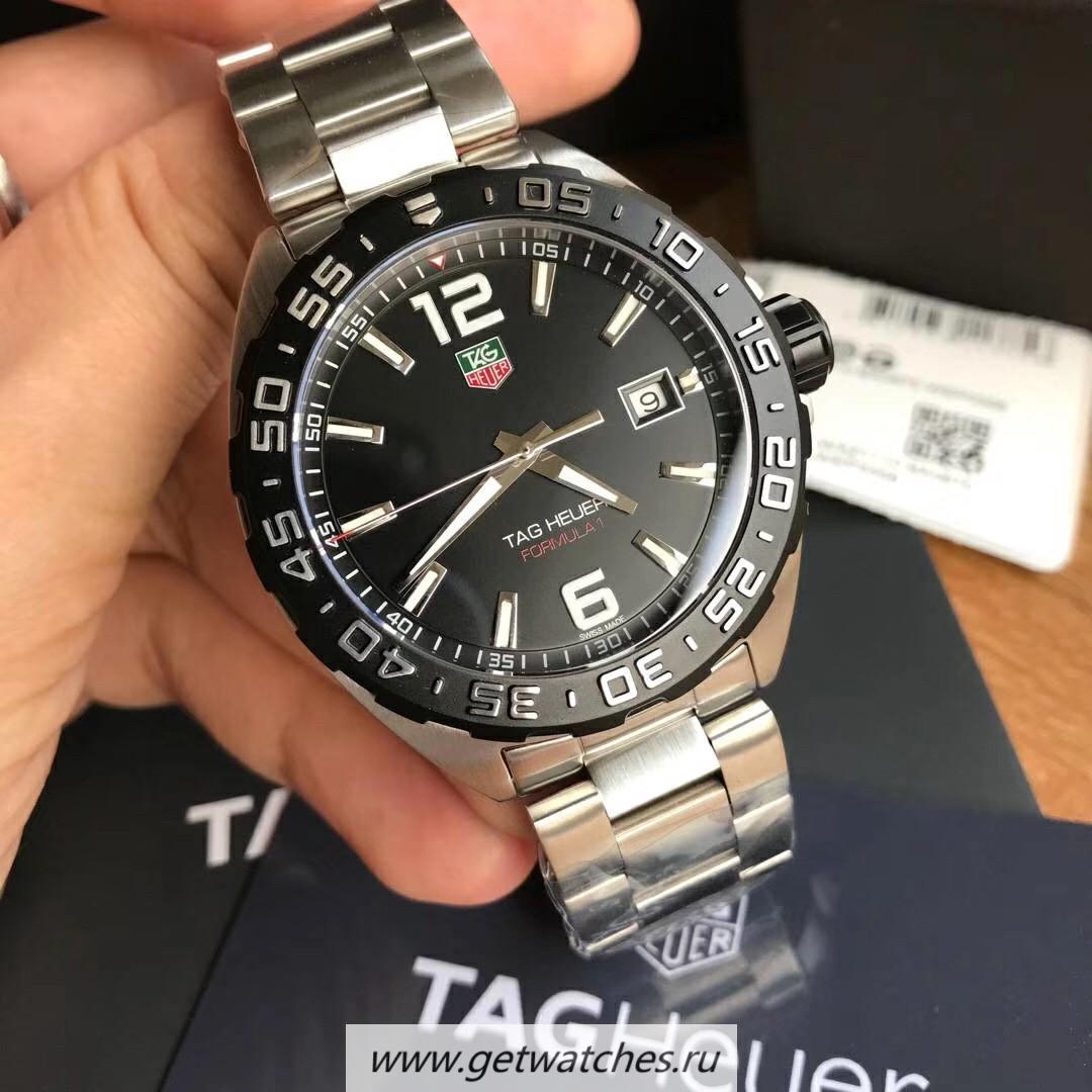 NEW Replica Tag Heuer Carrera Heuer 01 XF SS Black Dial 1887 NEW Replica Tag Heuer Carrera Heuer 01 XF SS Black Dial 1887