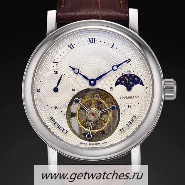 Perfect Replica Breguet Grand Complication Moonphase SS Tourbillon Perfect Replica Breguet Grand Complication Moonphase SS Tourbillon