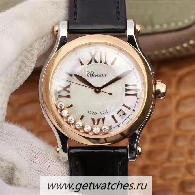 Shop Chopard Happy Sport 36mm Automatic 278559 YF V2 SS Mother of Pearl & D1am0nd Dial 2892 Shop Chopard Happy Sport 36mm Automatic 278559 YF V2 SS Mother of Pearl & D1am0nd Dial 2892