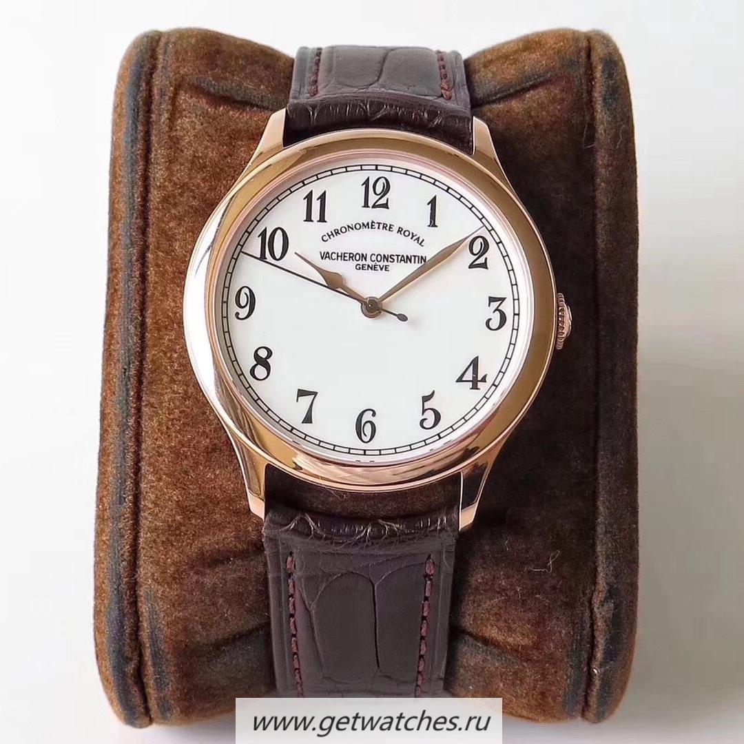 Replica Vacheron C0nstan1n Historiques Chronometre Royal 1907 86122/000R-9362 GSF Rose Gold White Dial 2460 SCC Replica Vacheron C0nstan1n Historiques Chronometre Royal 1907 86122/000R-9362 GSF Rose Gold White Dial 2460 SCC