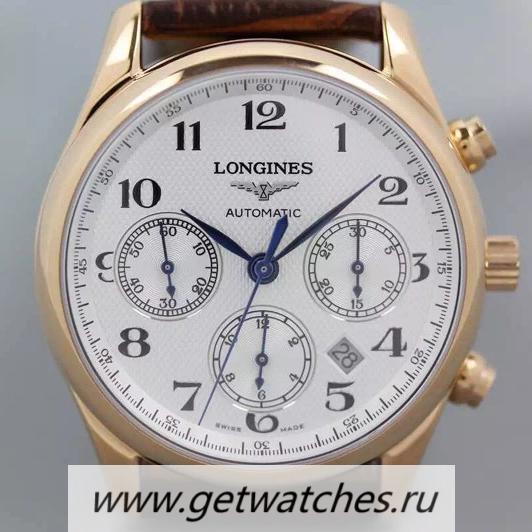 Perfect Replica Longines Master Collection Chrono Rose Gold White Dial 7750 Perfect Replica Longines Master Collection Chrono Rose Gold White Dial 7750